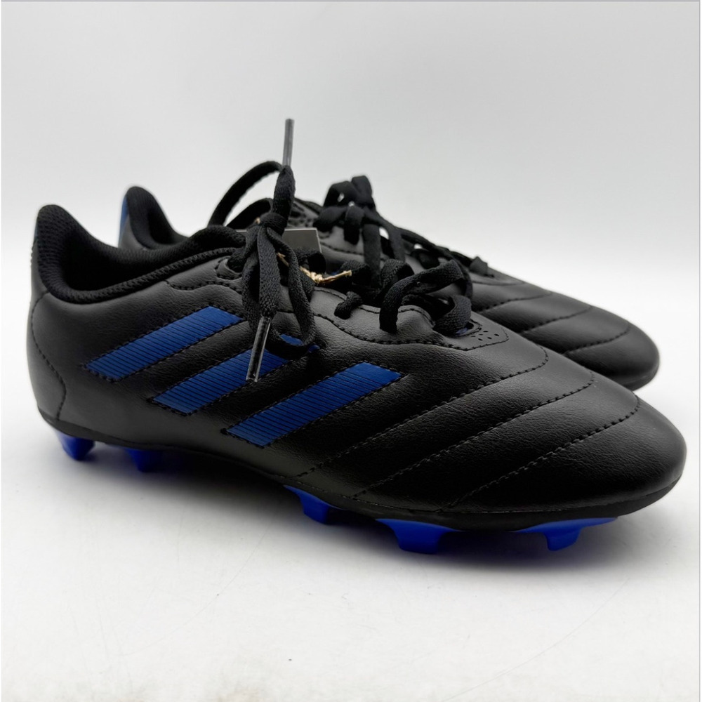 Adidas Youth Goletto VIII Firm Ground Soccer Cleats Size 13 K Black Blue NWOB - Picture 3 of 12